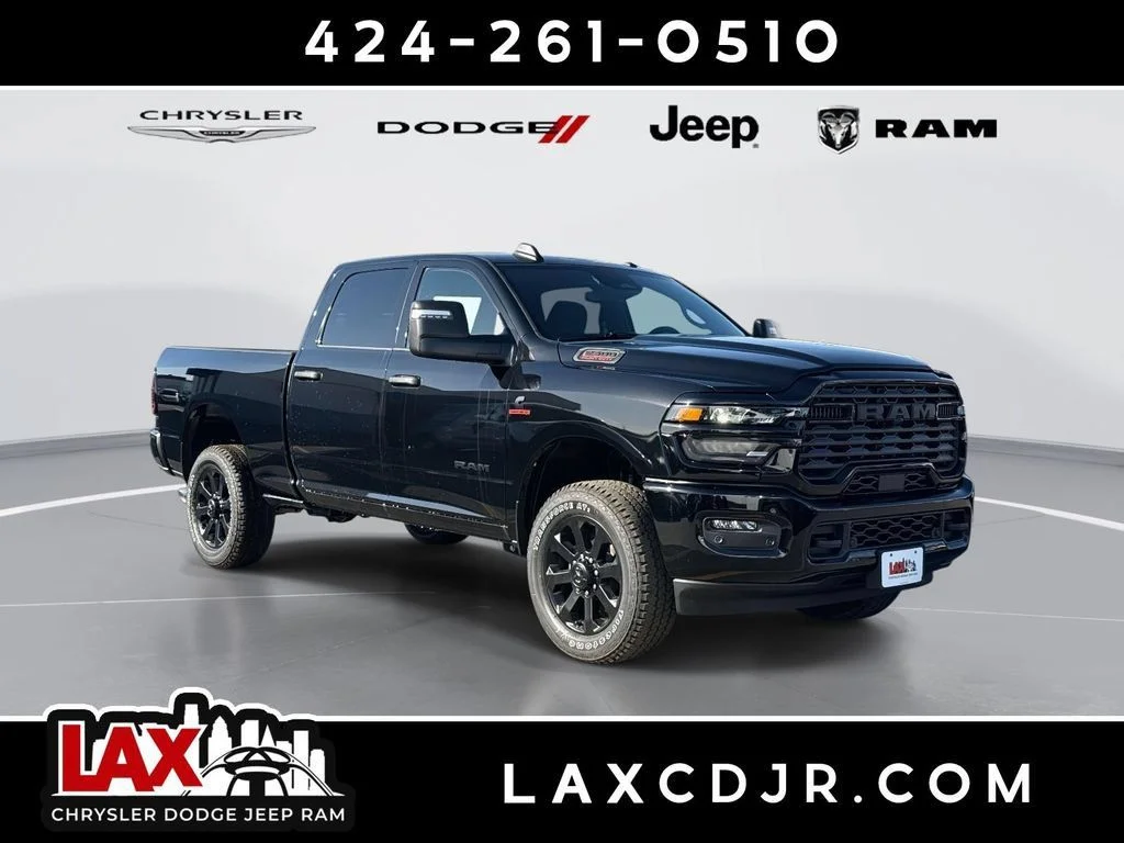 New 2026 Diamond Black Crystal Pearlcoat RAM Big Horn image 1