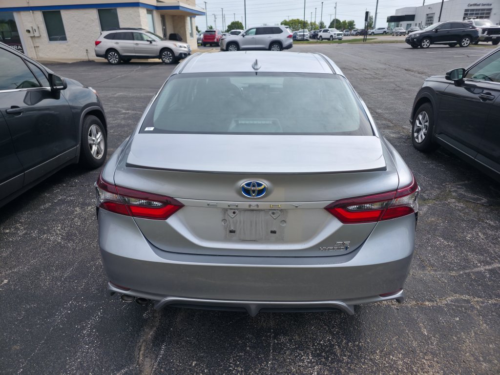 Used 2022 Celestial Silver Metallic Toyota SE image 3