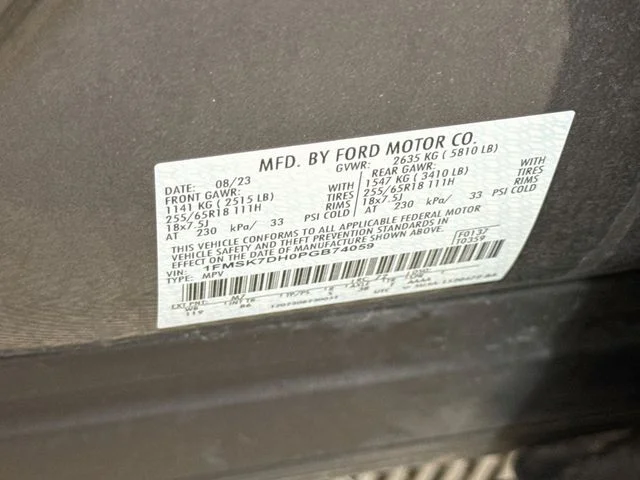 Used 2023 Gray Metallic Ford XLT image 31