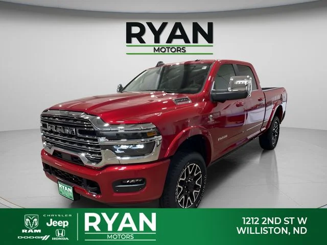 New 2026 Molten Red Pearl-Coat Exterior Paint RAM Limited Longhorn image 4