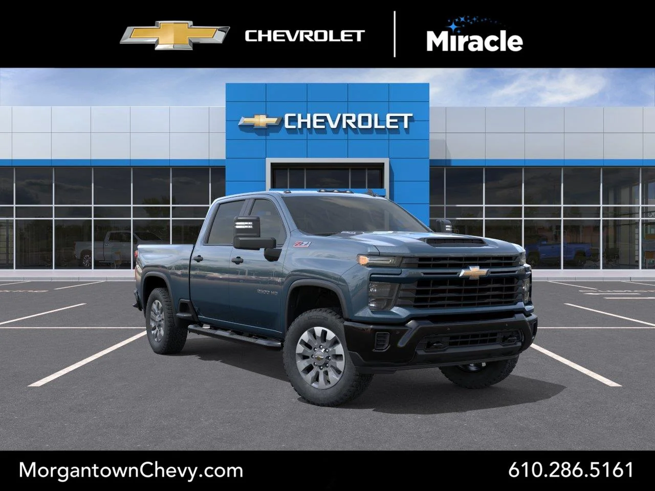 New 2026 Lakeshore Blue Metallic Chevrolet Custom image 1