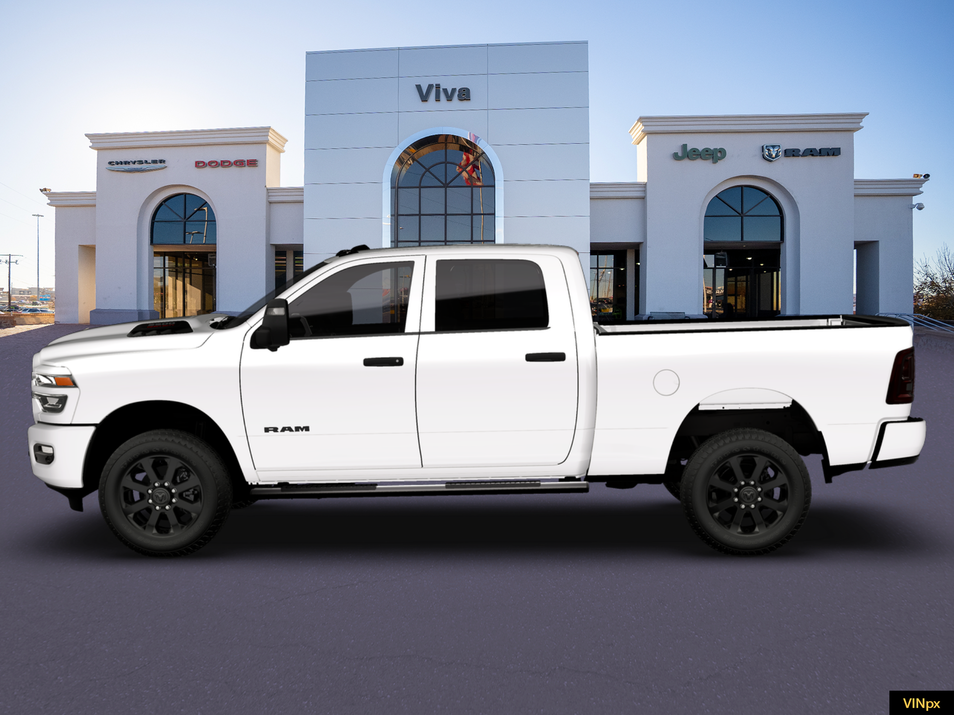 New 2026 Bright White Clear-Coat Exterior Paint RAM  image 15