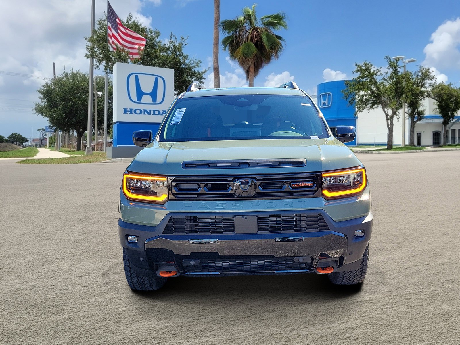 New 2027 Ash Green Metallic Honda TrailSport Blackout image 2