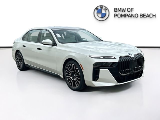 New 2026 White BMW 740i xDrive image 1