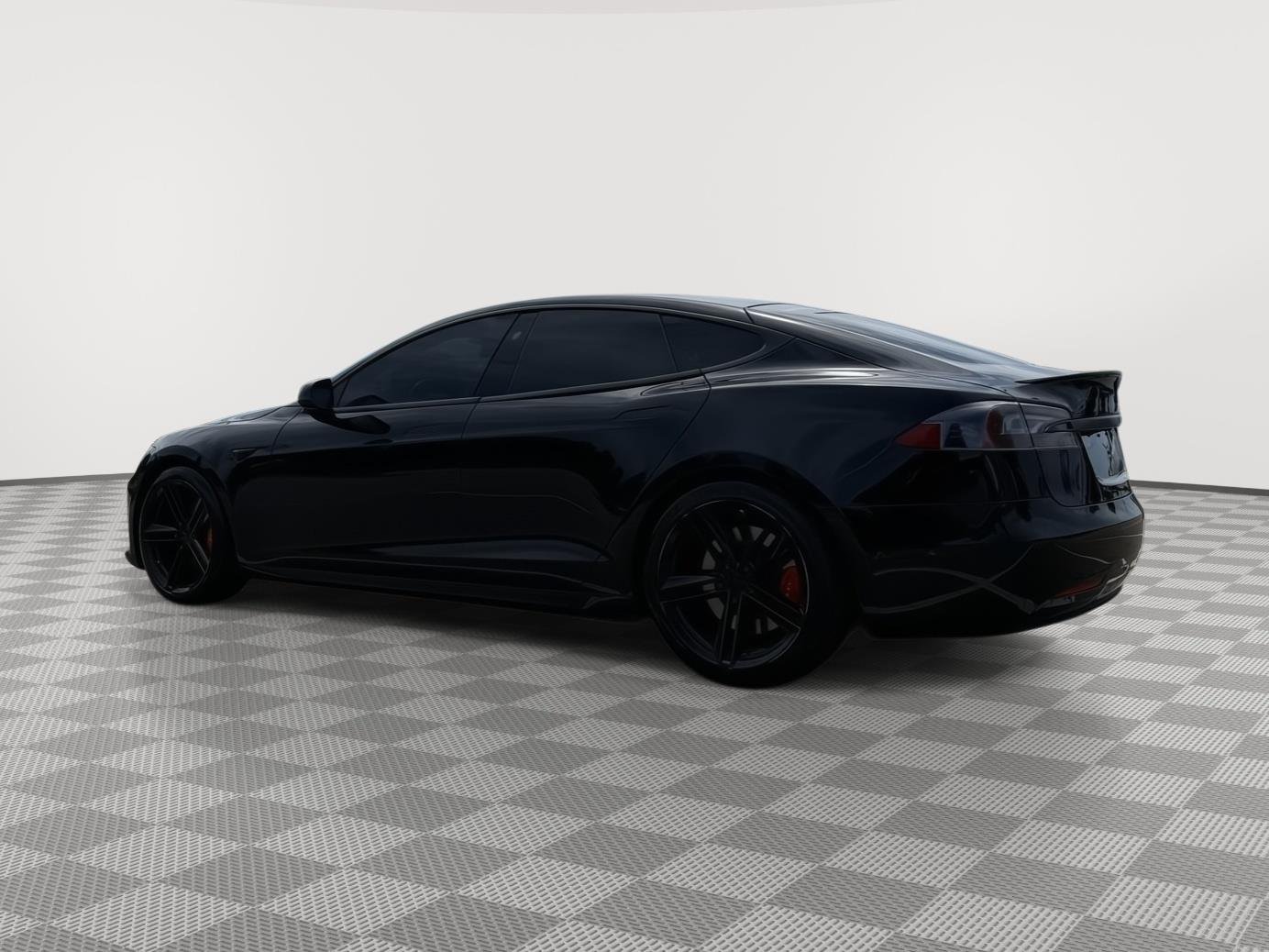 Used 2021 Solid Black Tesla Performance image 4