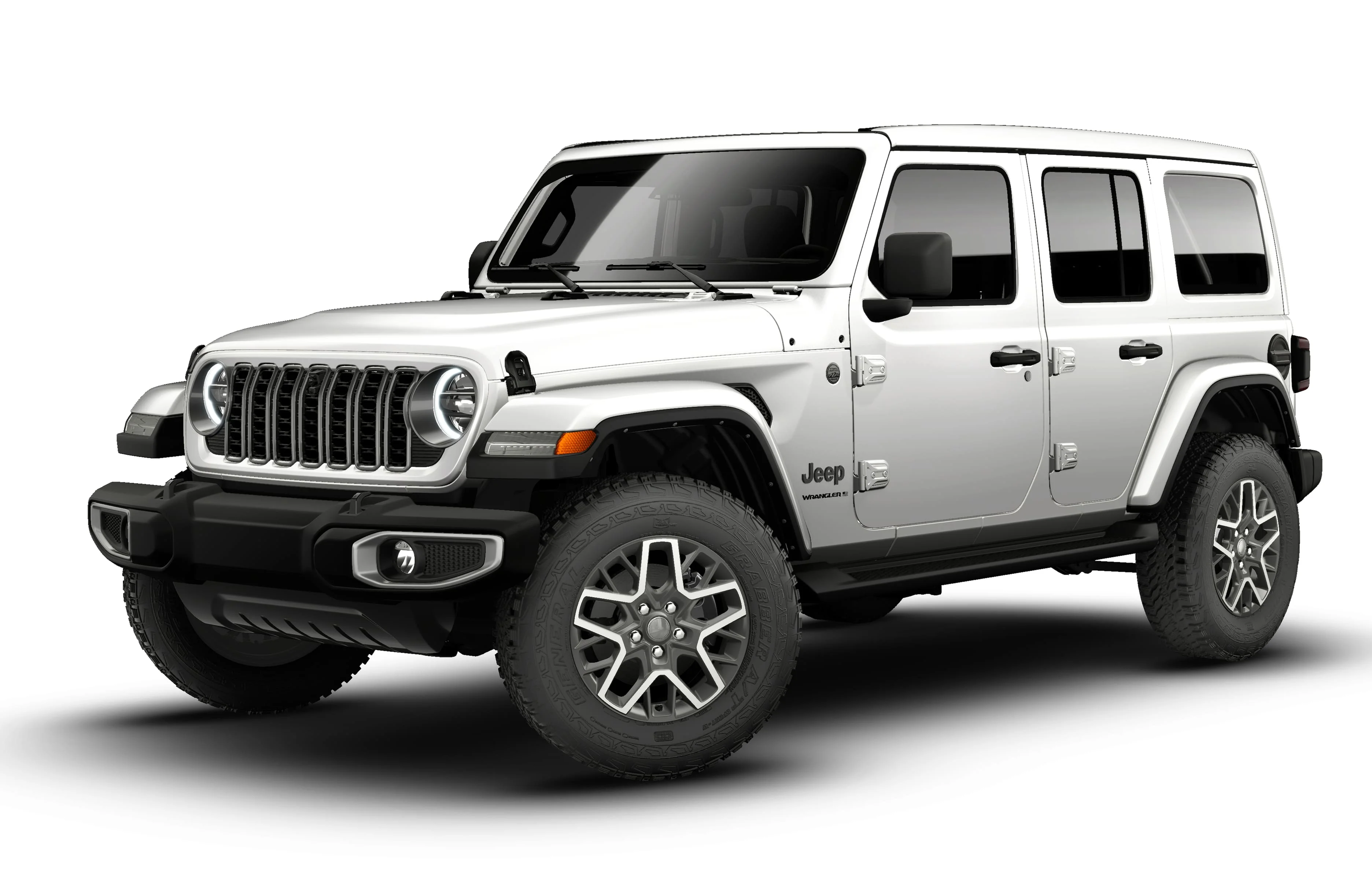 New 2026 Bright White Clear-Coat Exterior Paint Jeep Sahara image 27