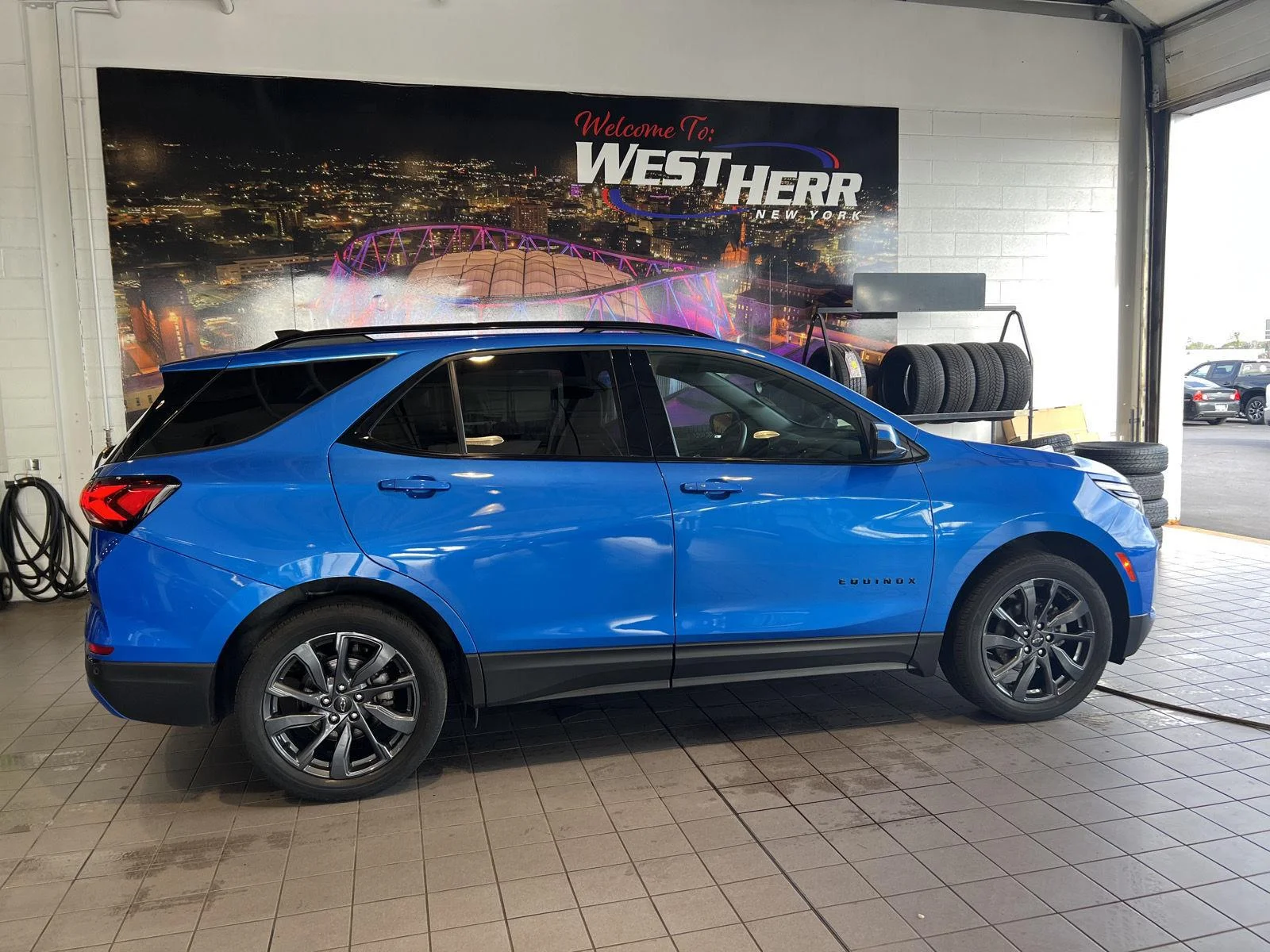Used 2024 Riptide Blue Metallic Chevrolet RS image 12
