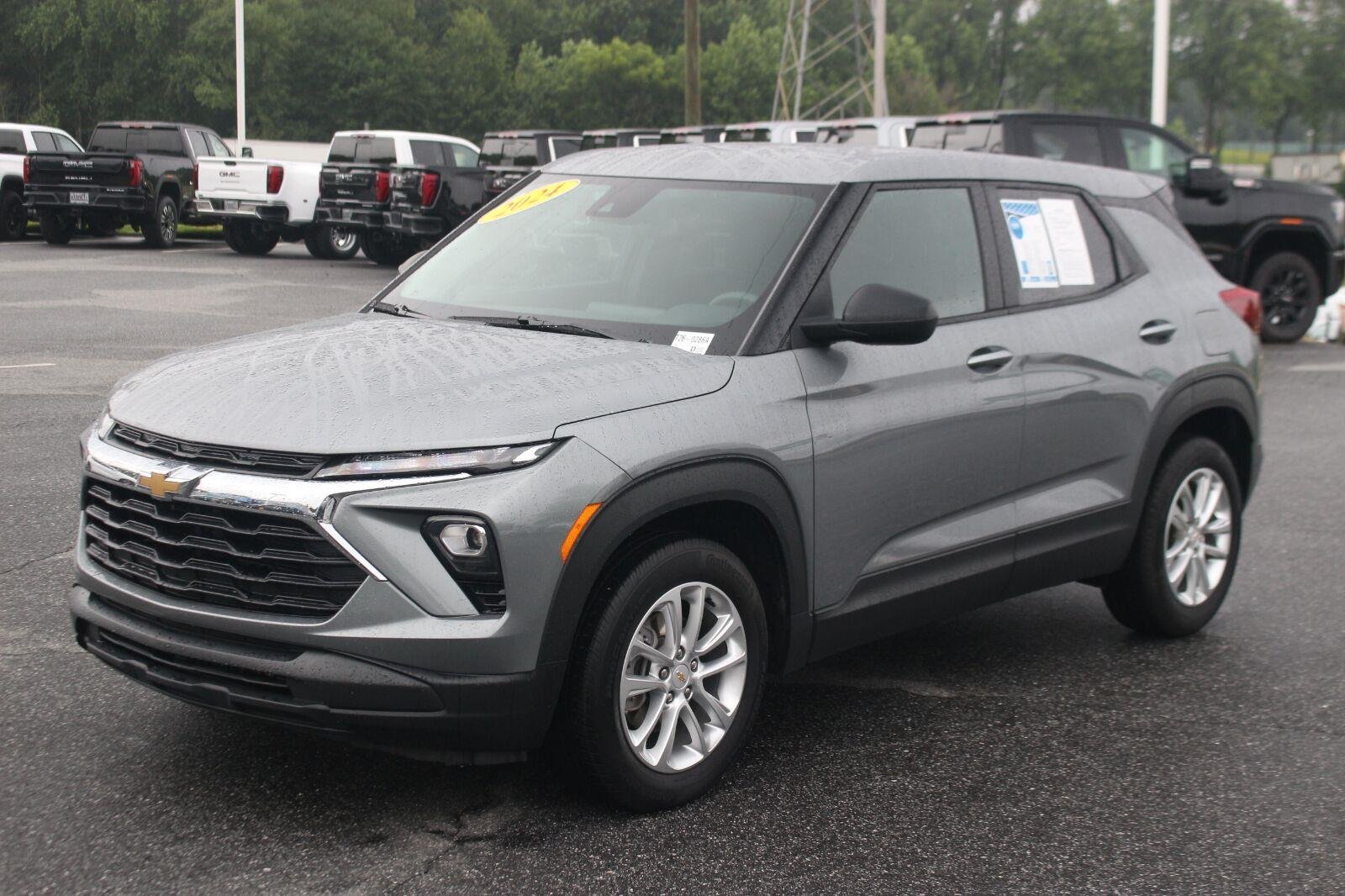 Used 2024 Sterling Gray Metallic Chevrolet LS image 3