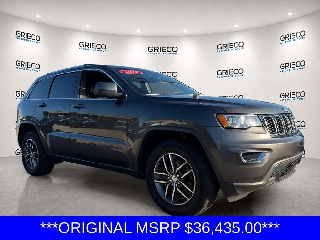 Used 2018 Gray Jeep Laredo E image 1