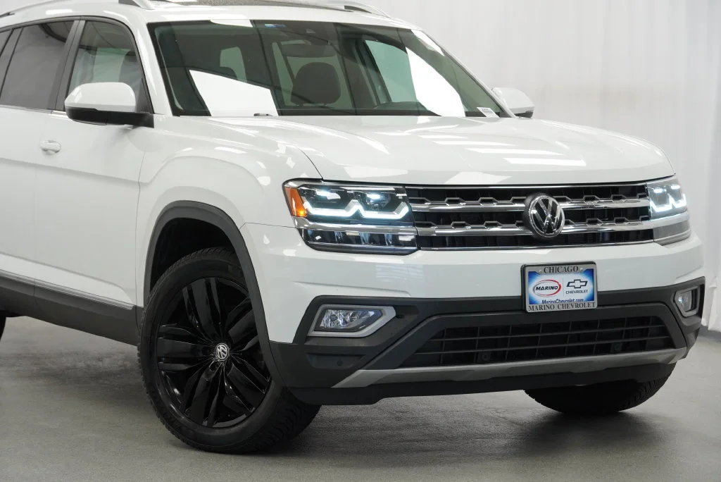 Used 2019 White Volkswagen 3.6L V6 SEL image 11