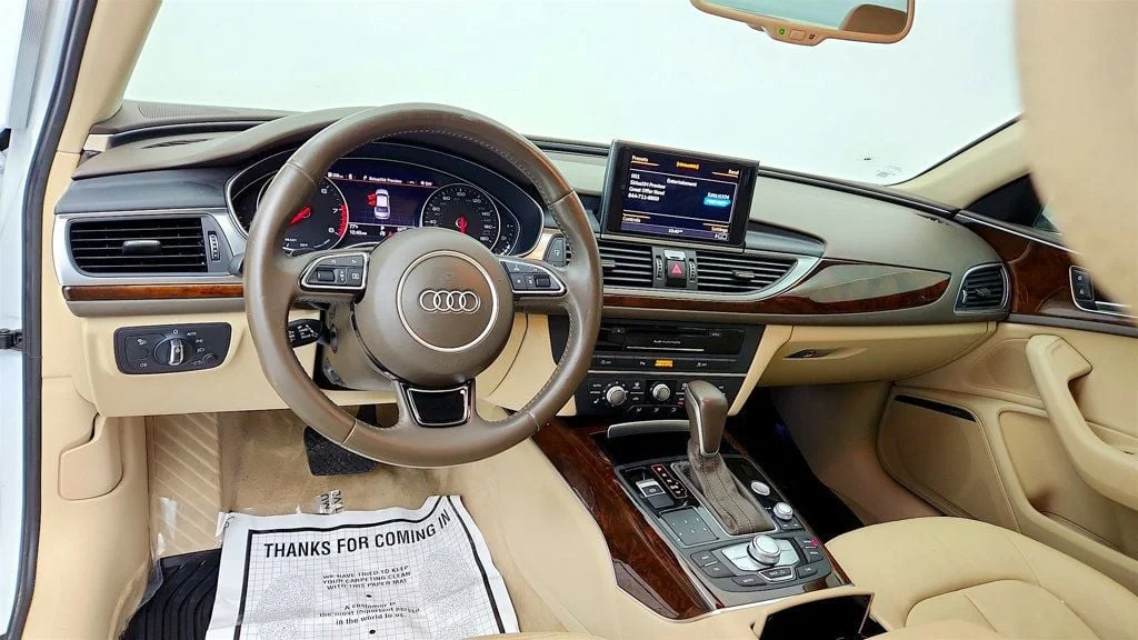 Used 2016 Glacier White Metallic Audi 4dr Sedan FrontTrak 2.0T Premium Plus w/ 19