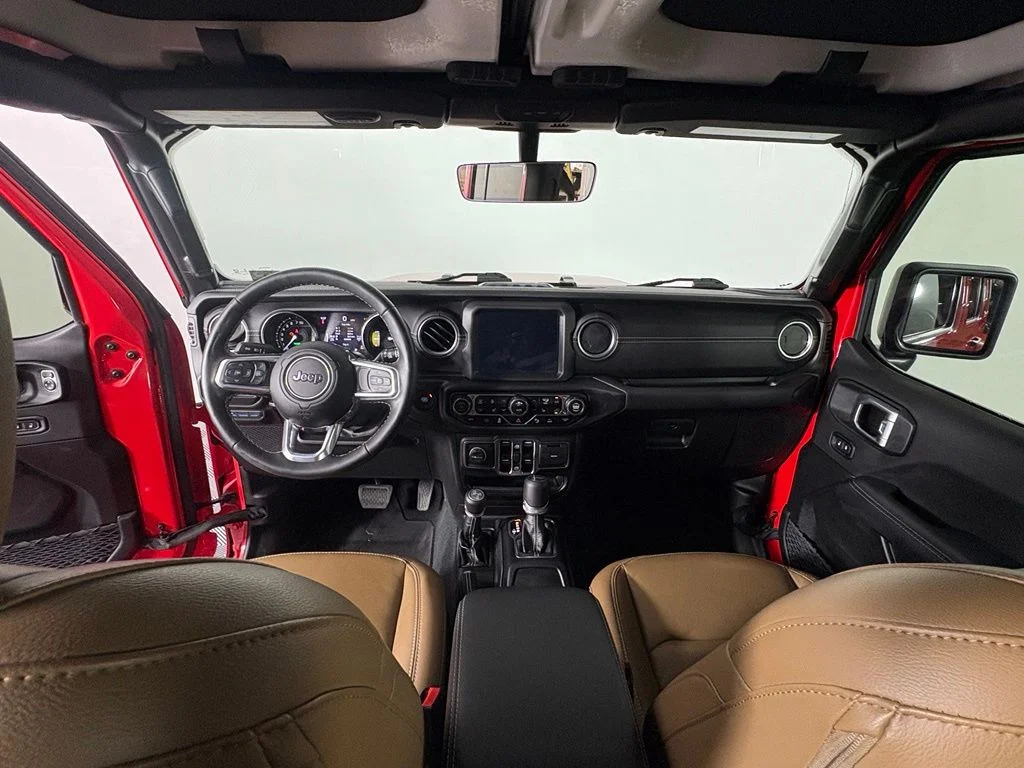 Used 2022 Red Jeep Unlimited Sahara 4xe image 4