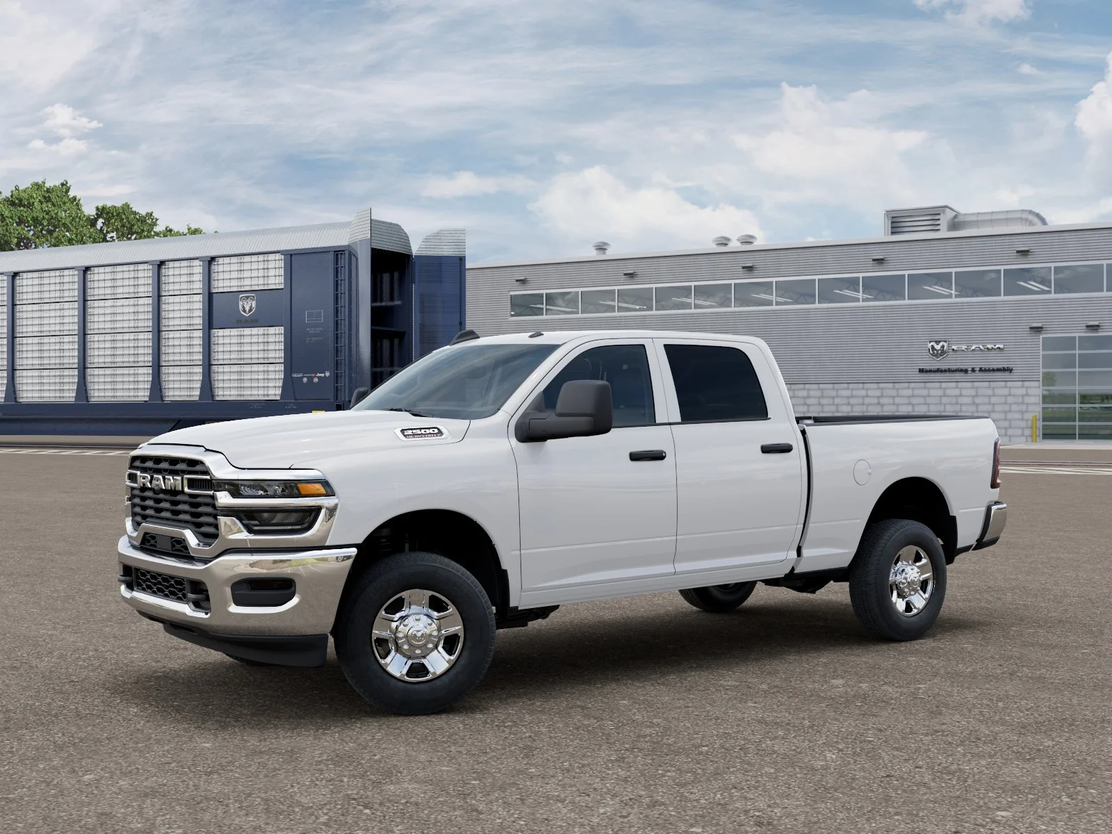 New 2026 Bright White Clear-Coat Exterior Paint RAM Tradesman image 2