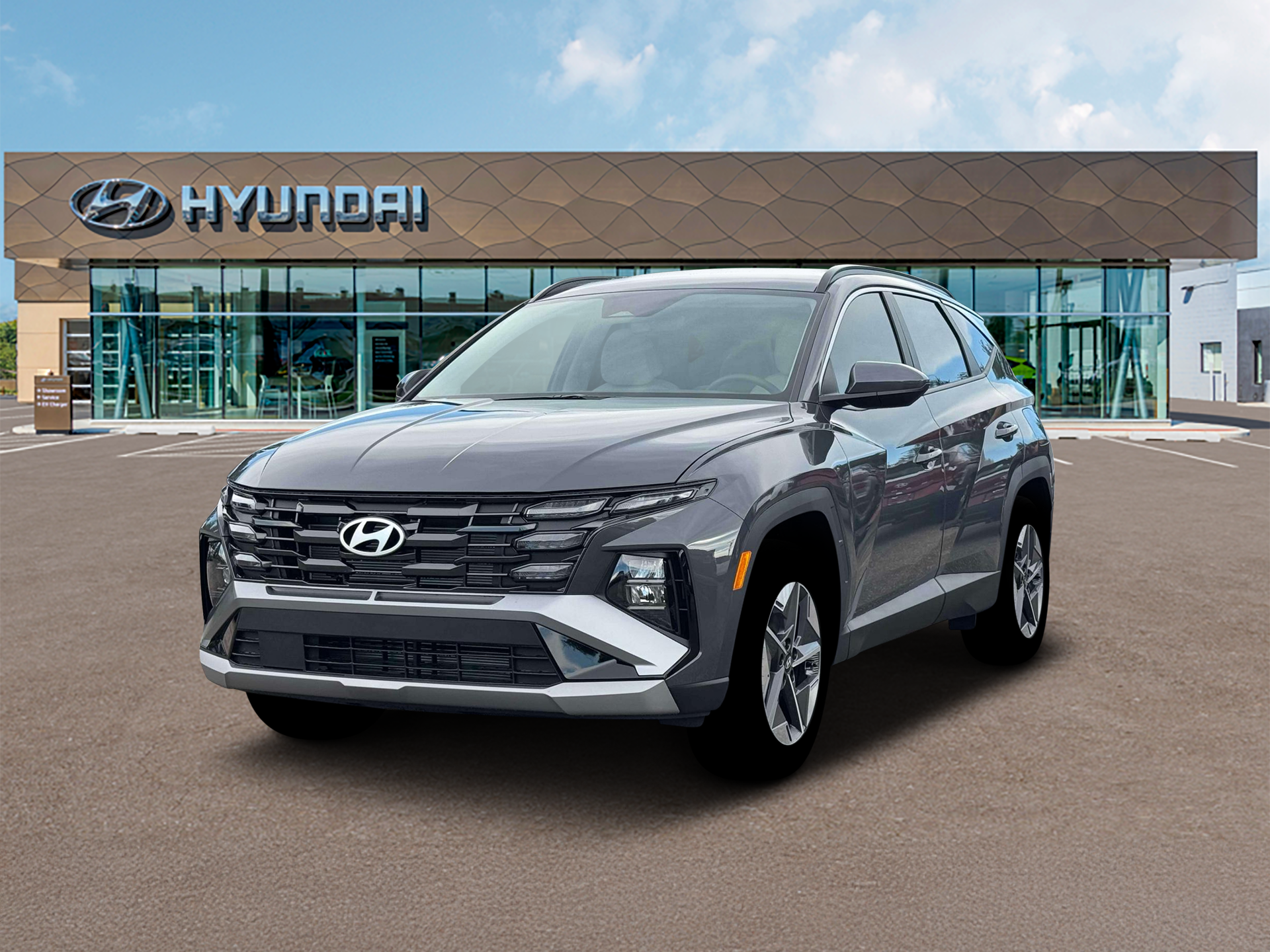 New 2026 Gray Hyundai SEL FWD image 1