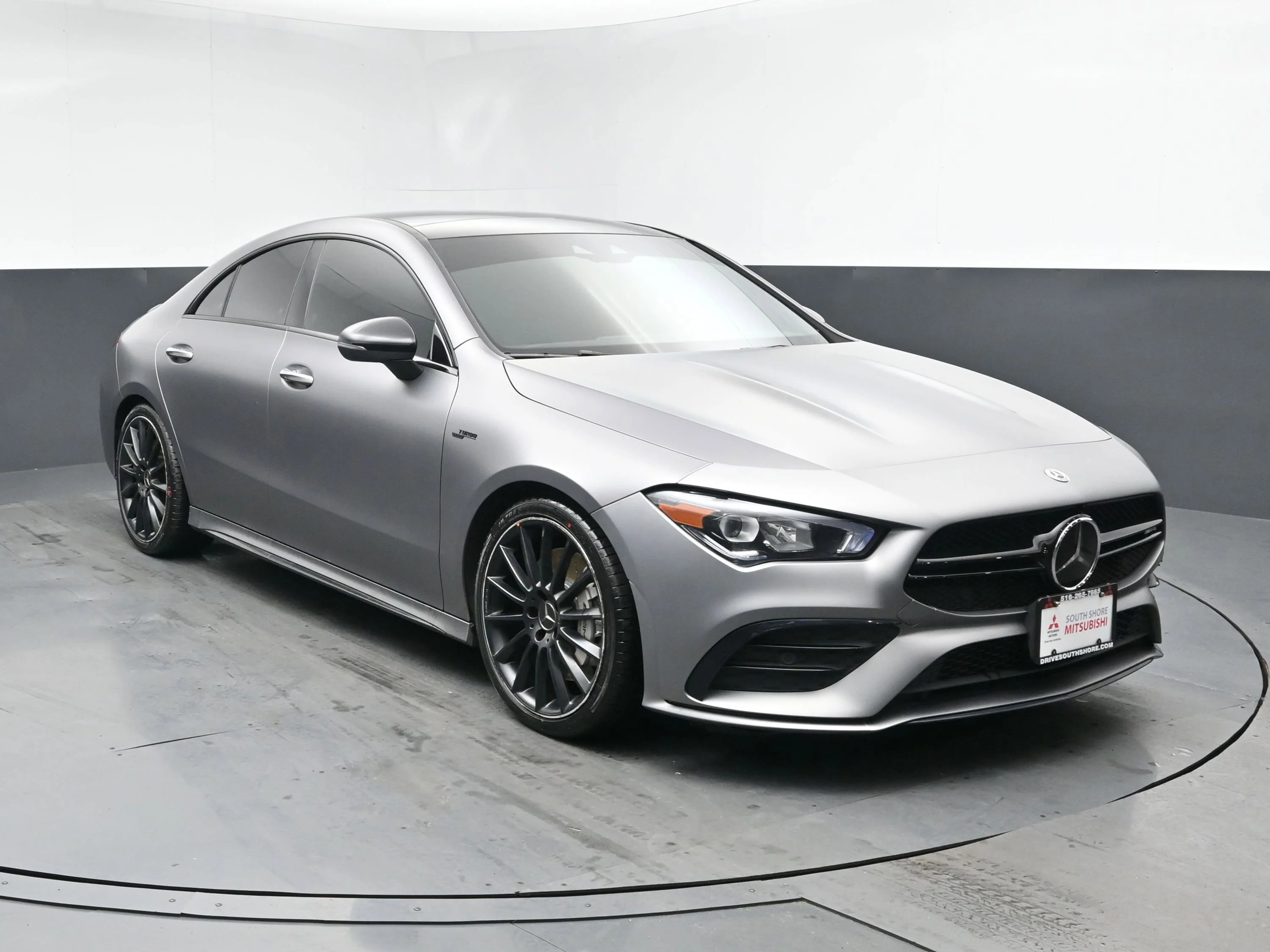Used 2022 MANUFAKTUR Mountain Grey Magno Mercedes-Benz AMG® CLA 35 image 2