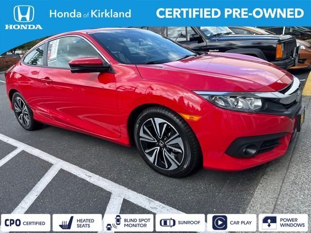 Certified Used 2016 Rallye Red Honda EX-T image 1