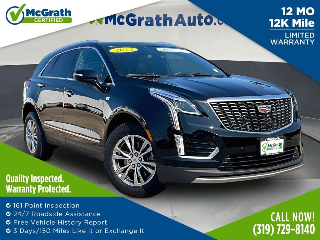 Used 2022 Black Cadillac Premium Luxury image 1