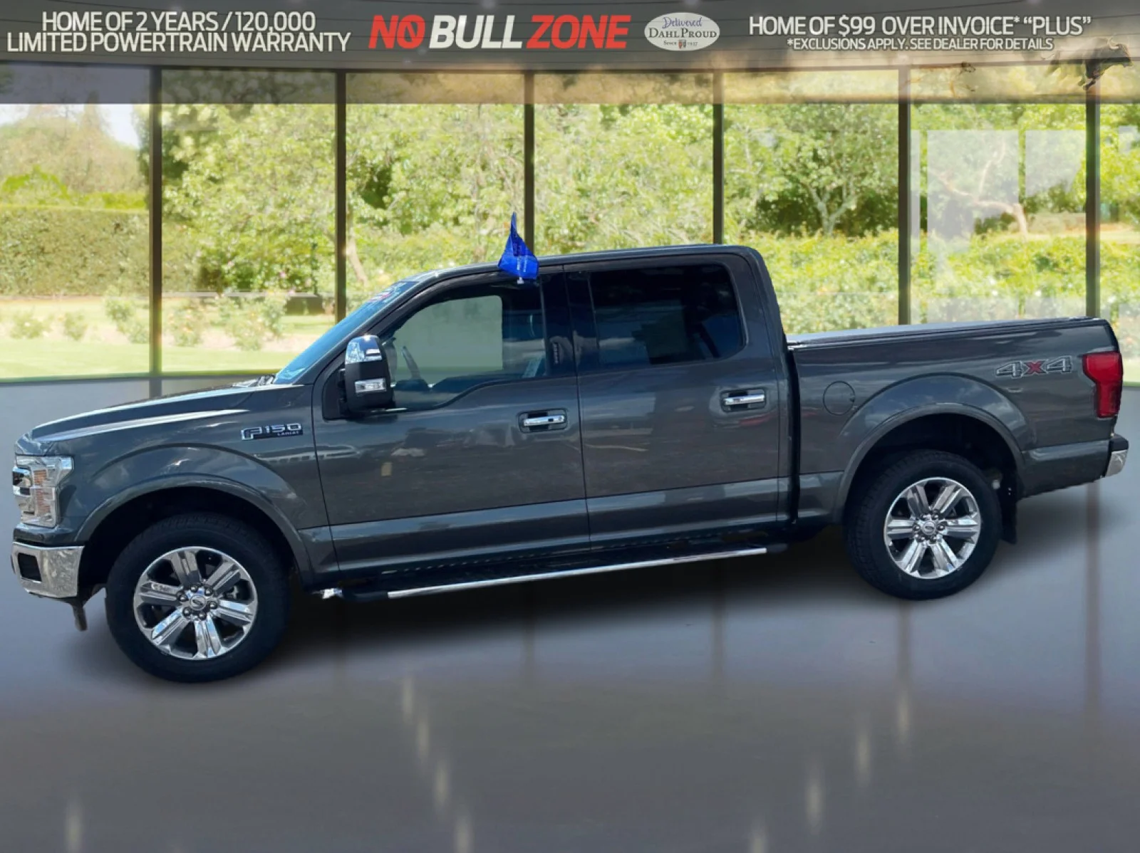 Certified Used 2019 Magnetic Metallic Ford LARIAT image 2
