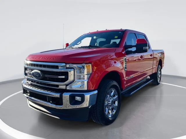Used 2021 Red Ford Lariat image 1