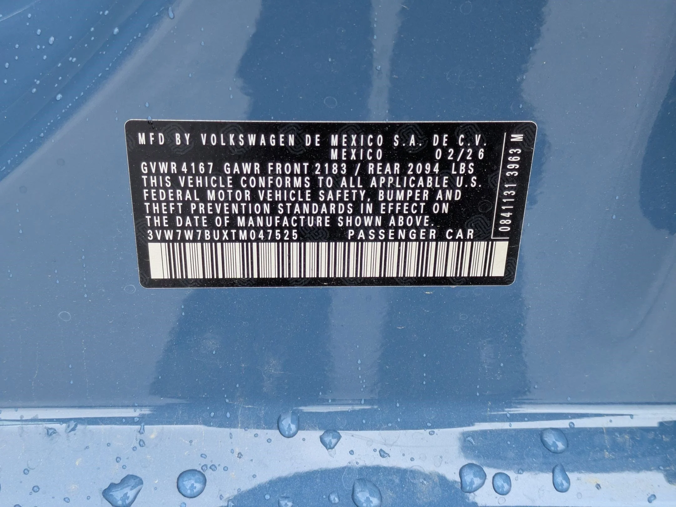 New 2026 Monterey Blue Pearl Volkswagen SE image 16
