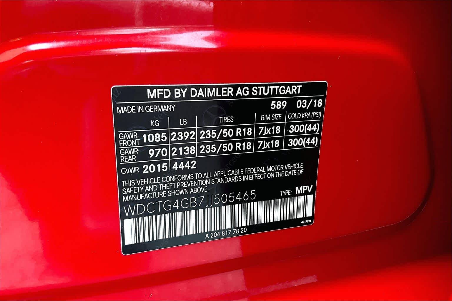 Used 2018 Jupiter Red Mercedes-Benz GLA 250 image 37