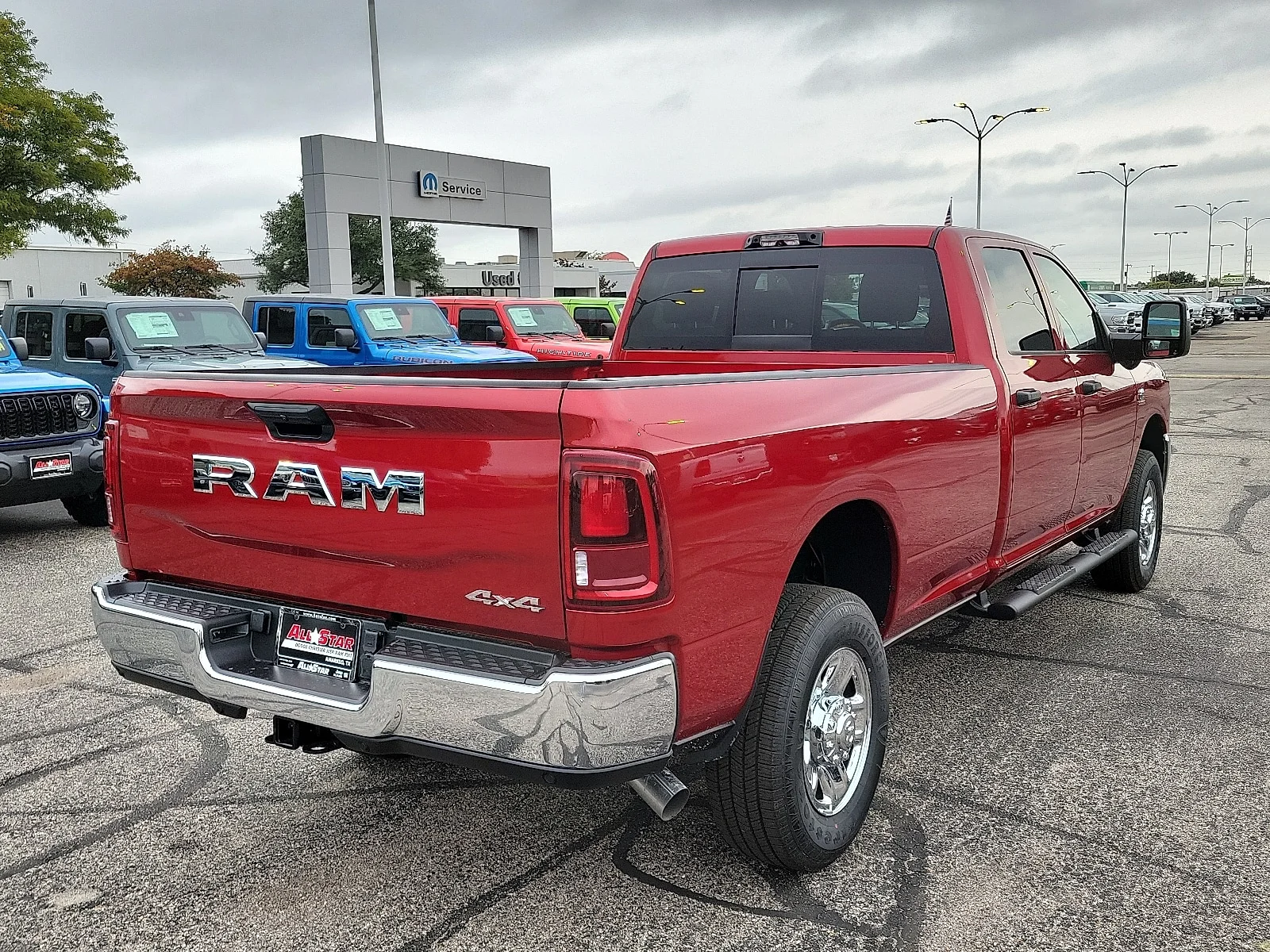 New 2026 Molten Red Pearlcoat Ram TRADESMAN CREW CAB 4X4 8