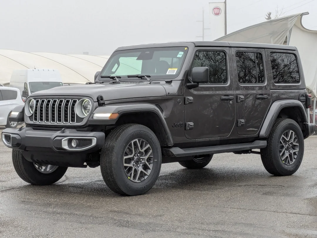 New 2026 Grey Jeep Sahara - - 4x4 - McKinley Leather - Body-Color Top - Power Seats - Remote Start & More! image 4