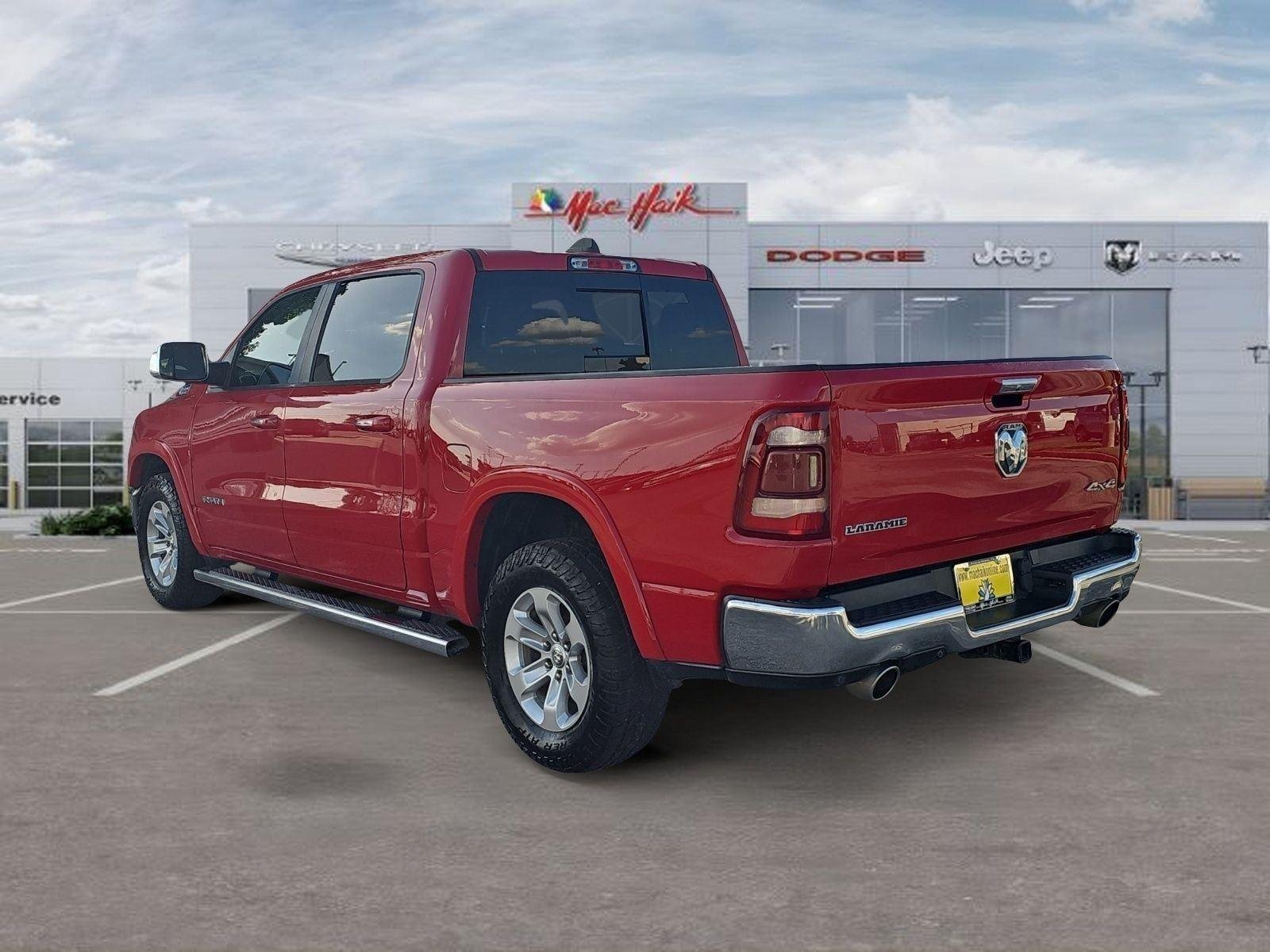 Used 2019 Flame Red Clearcoat Ram Laramie image 3