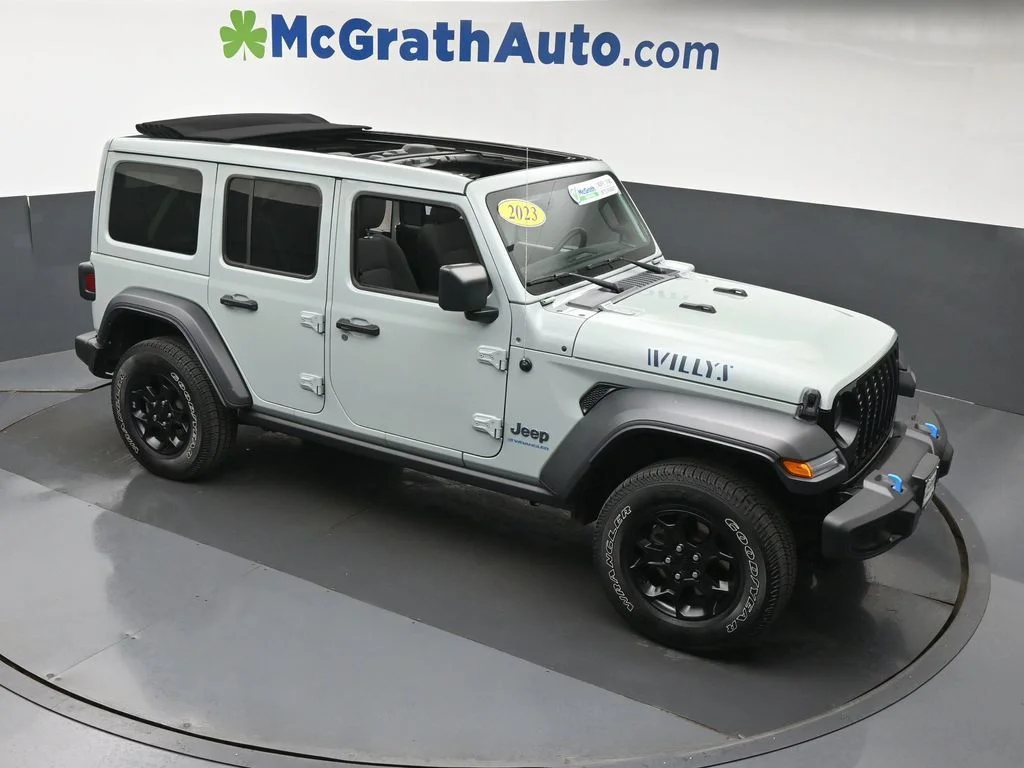 Used 2023 Gray Jeep Willys 4xe image 4