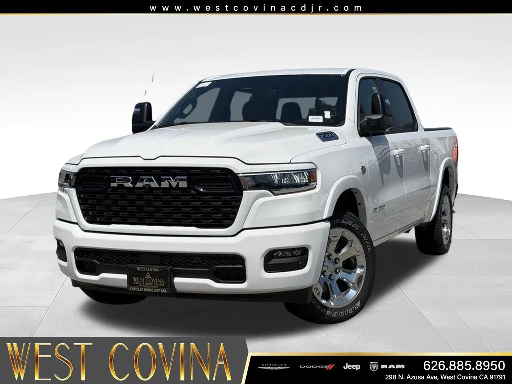 New 2026 Bright White Clear-Coat Exterior Paint RAM Big Horn/Lone Star image 2