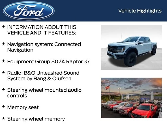 Used 2024 White Ford Raptor image 5
