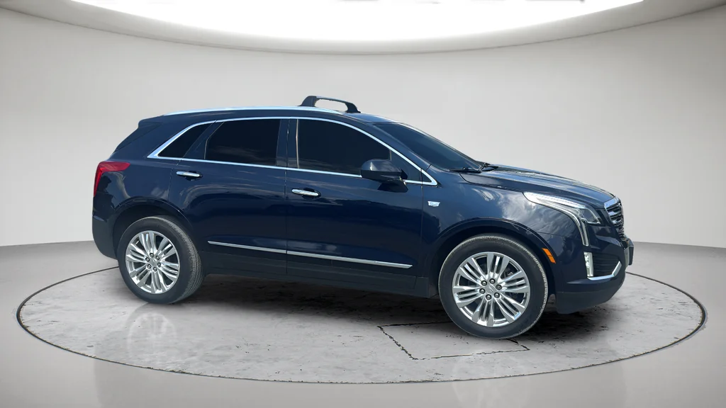 Used 2017 Blue Cadillac Premium Luxury image 3