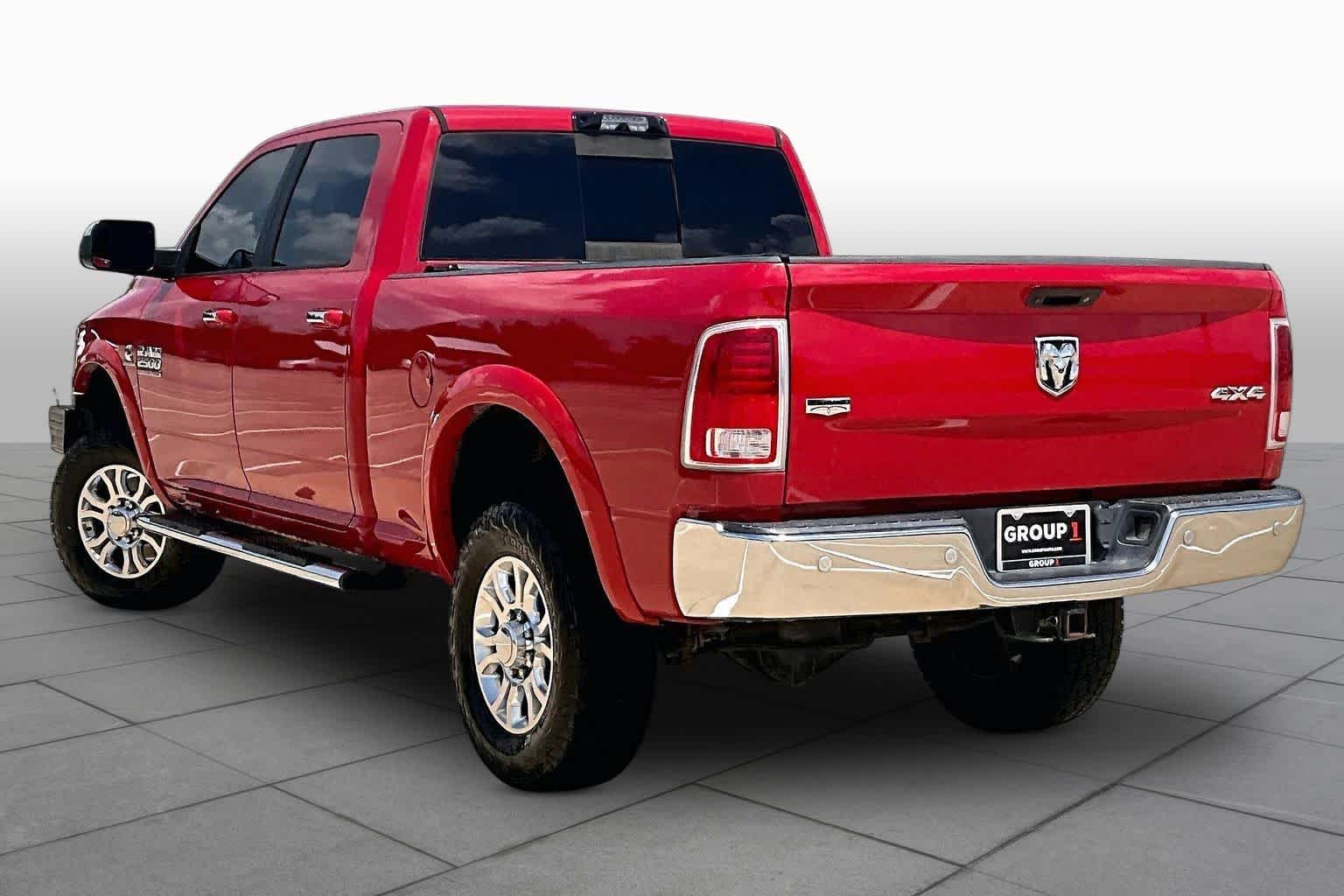 Used 2018 Flame Red Clearcoat Ram Laramie image 12
