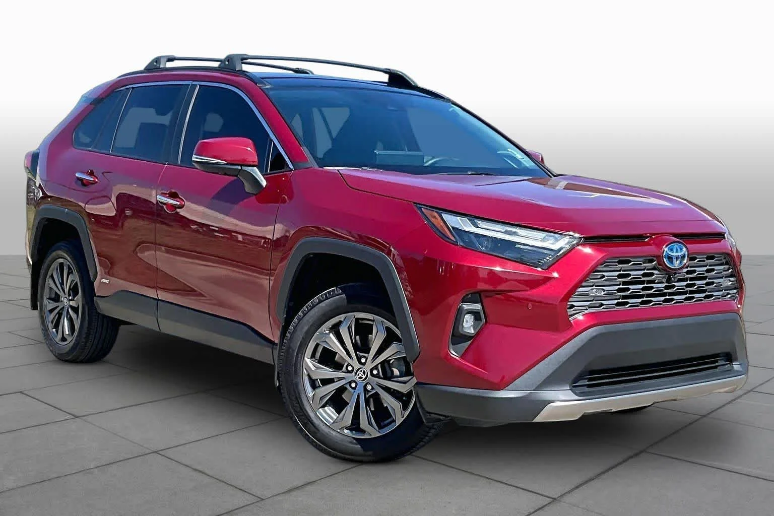 Used 2024 Ruby Flare Pearl Toyota Hybrid Limited image 3