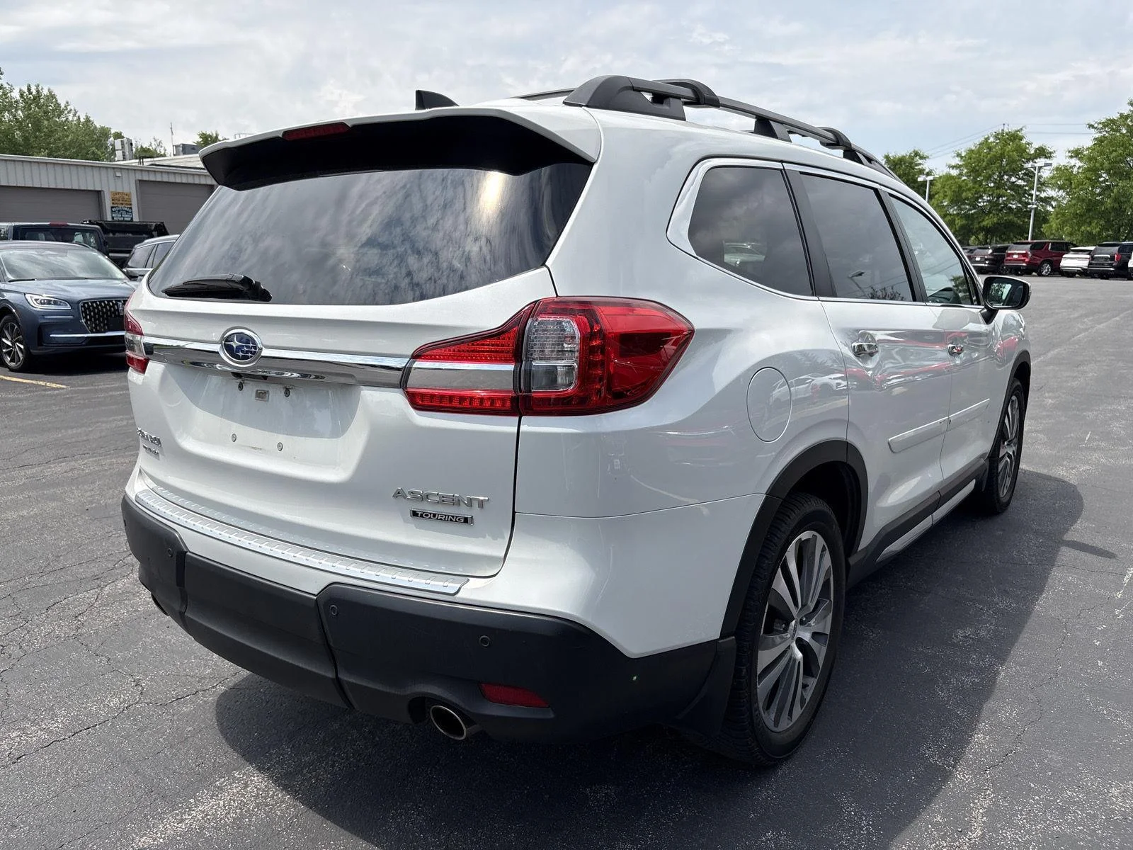 Used 2021 Crystal White Pearl Subaru Touring image 24