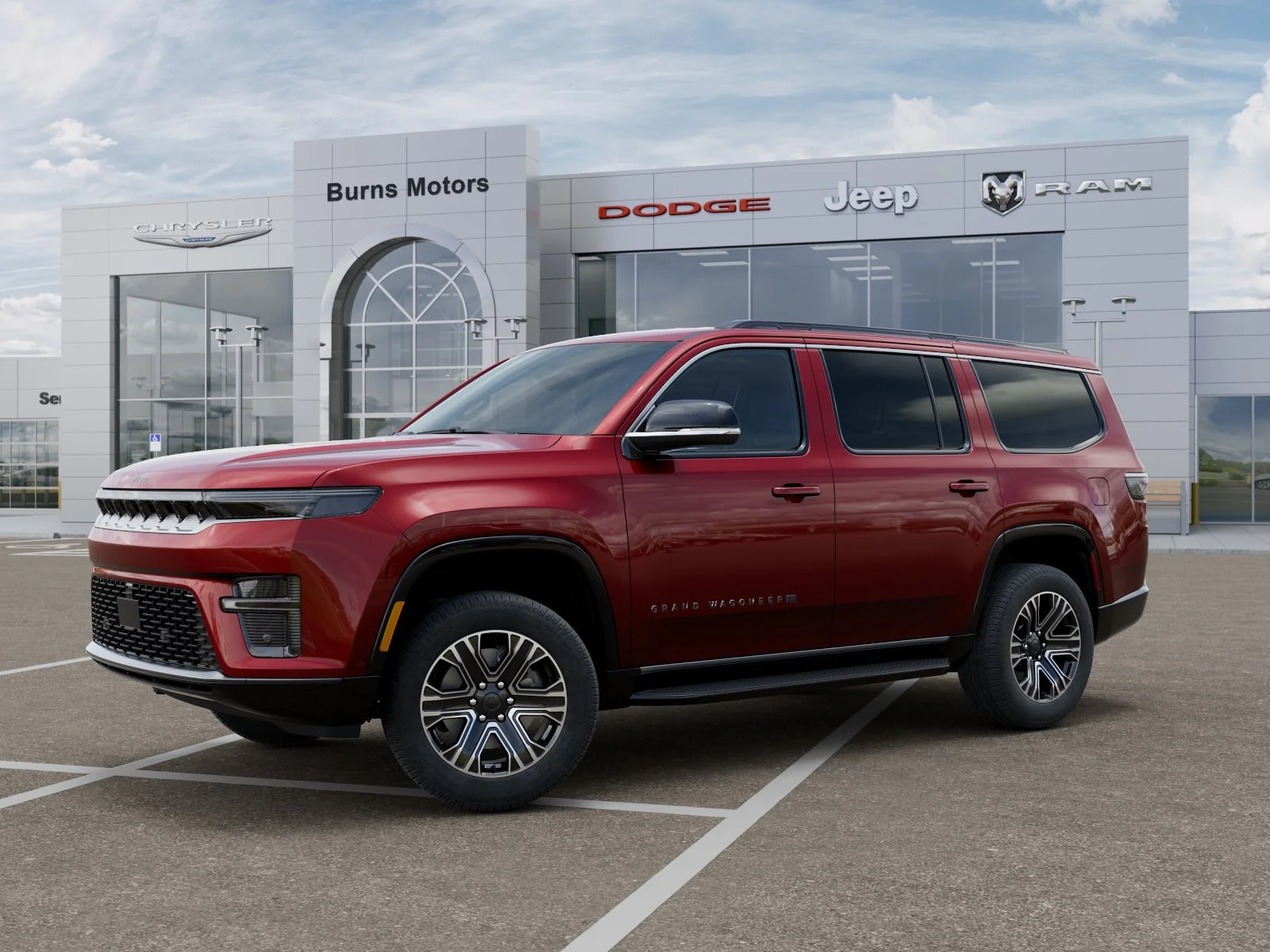 New 2026 Velvet Red Pearl-Coat Exterior Paint Jeep 4x2 image 2