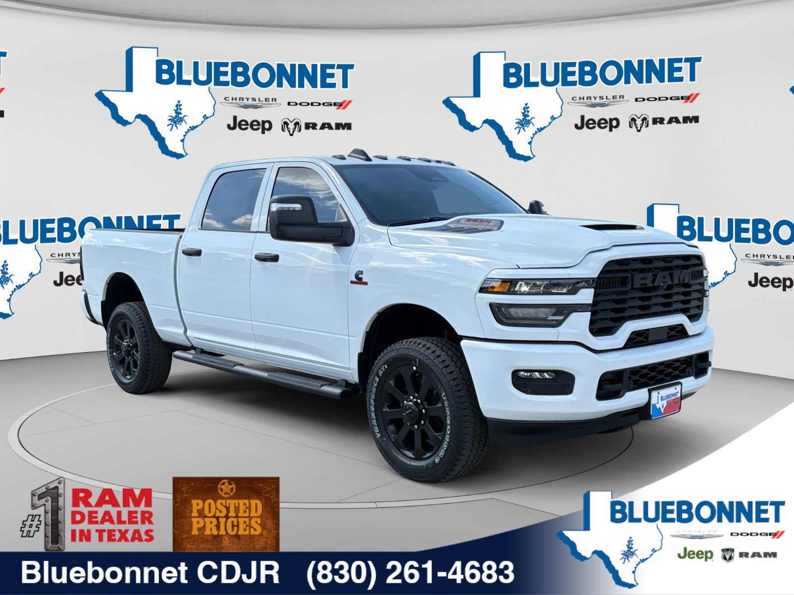 New 2027 Bright White Clear-Coat Exterior Paint RAM Black Express image 3