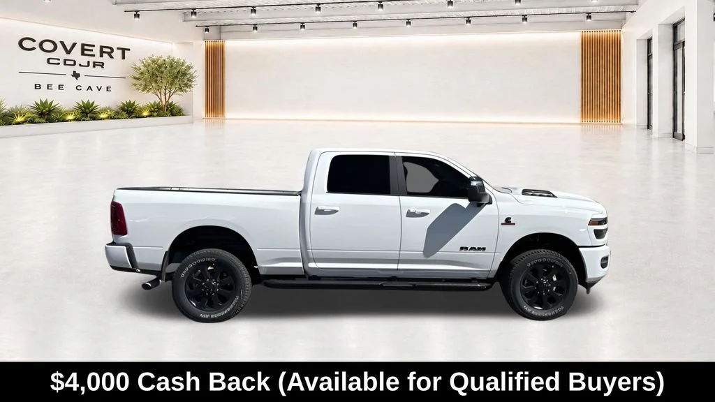 New 2026 Bright White Clear-Coat Exterior Paint RAM Laramie image 12