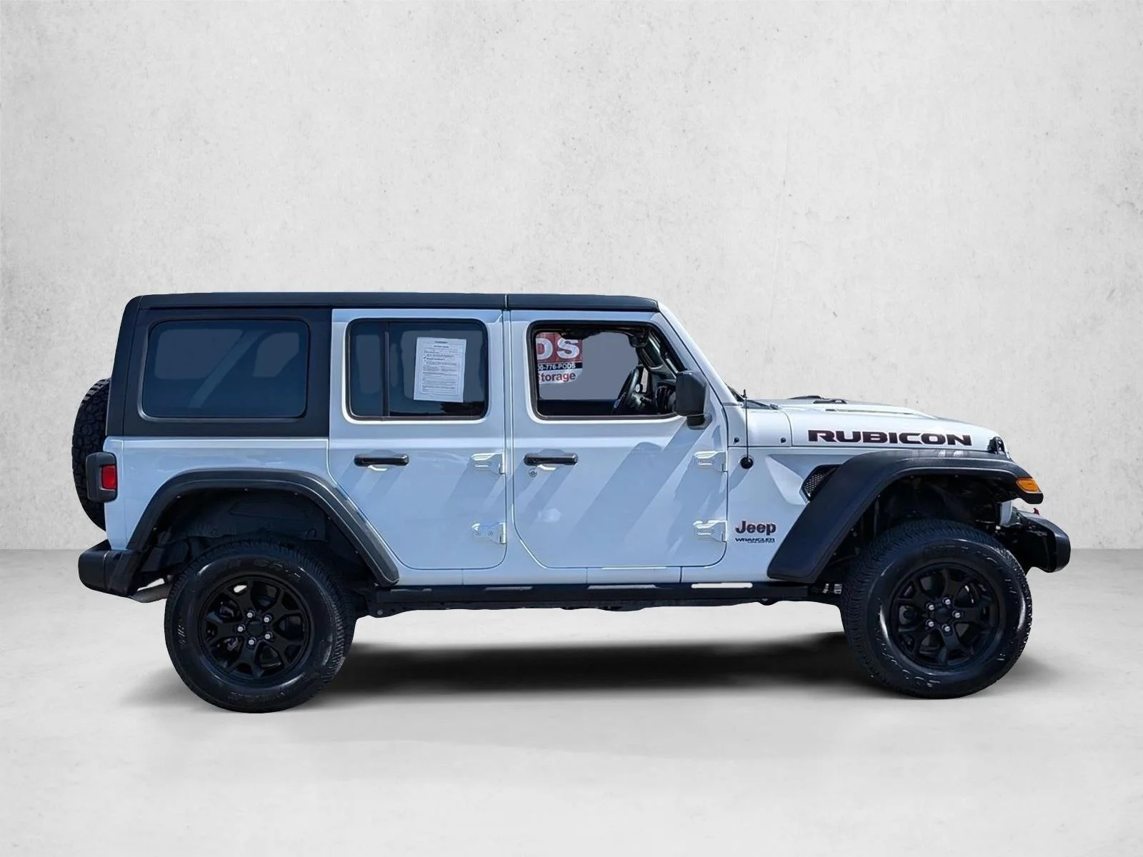 Used 2022 Bright White Clearcoat Jeep Unlimited Rubicon image 4