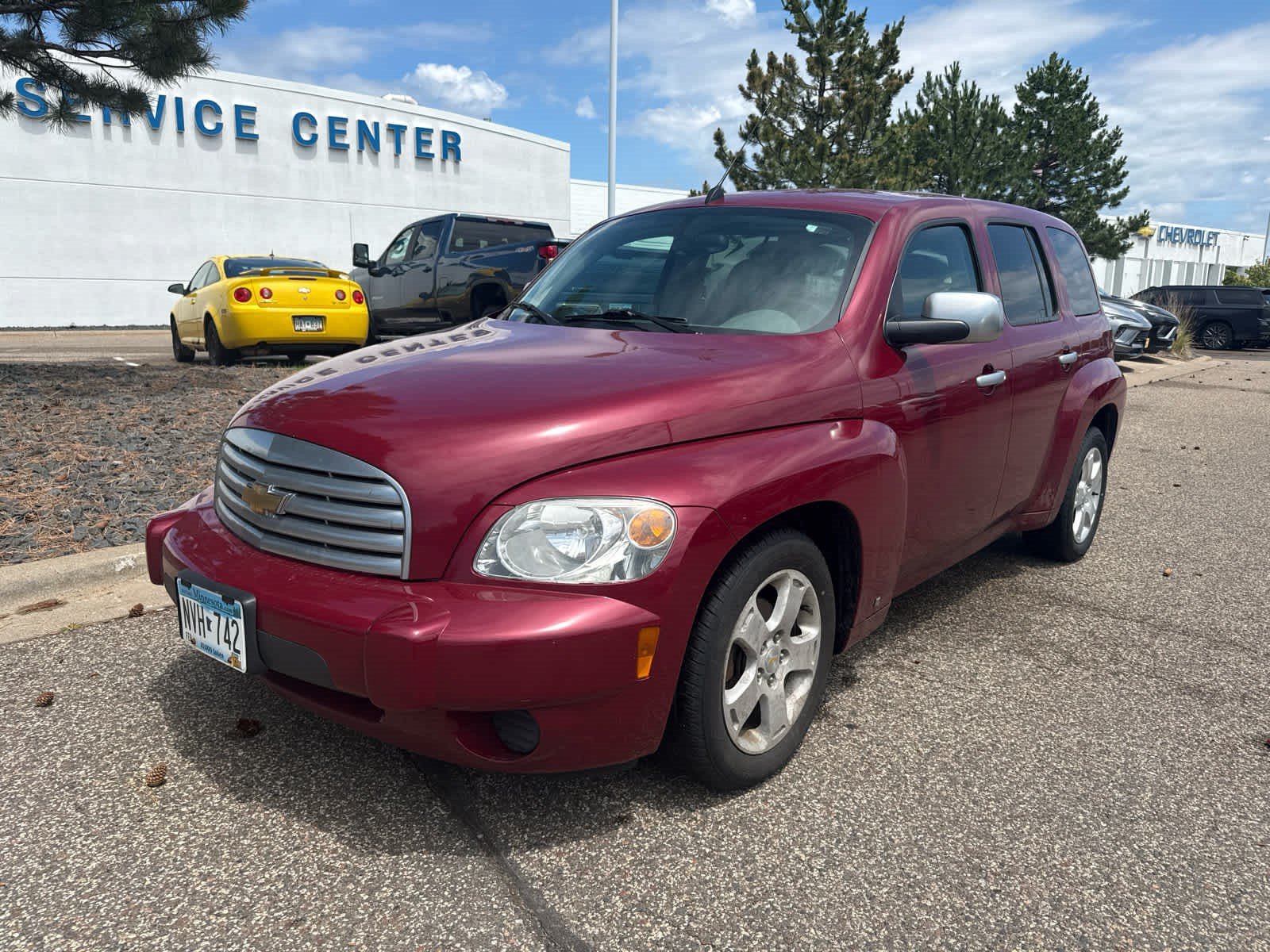 Used 2007 Sport Red Metallic Chevrolet LT image 2