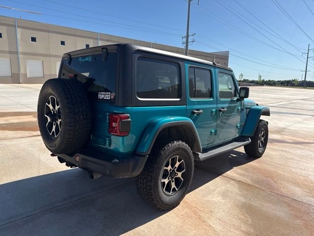 Used 2020 Teal Jeep Unlimited Rubicon image 3