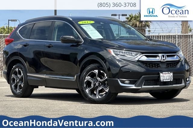 Used 2017 Crystal Black Pearl Honda Touring image 1