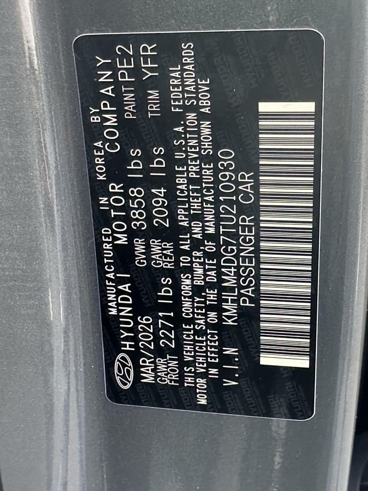 New 2026 Ecotronic Gray Hyundai SEL Sport image 31