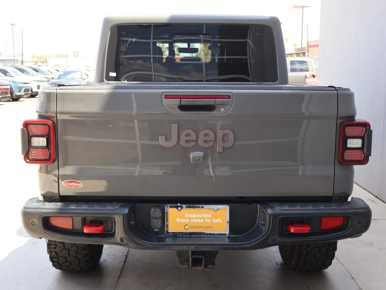 Used 2020 Sting-Gray Clear Coat Jeep Rubicon Crew Cab image 4