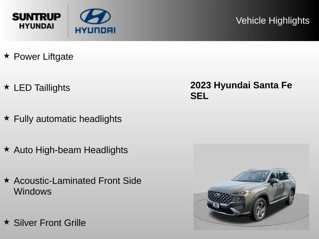Used 2023 Hampton Gray Hyundai SEL image 23
