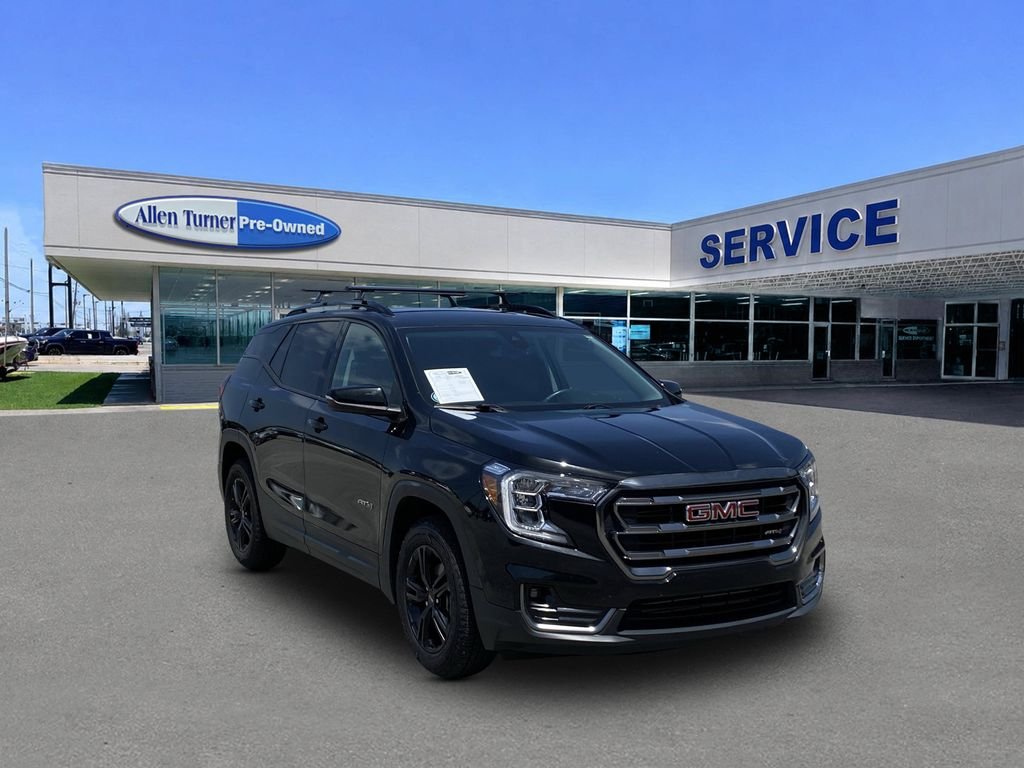 Used 2023 Ebony Twilight Metallic GMC AT4 image 2