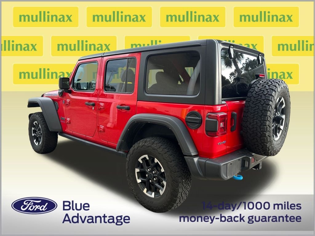 Used 2024 Red Jeep Rubicon 4xe image 3