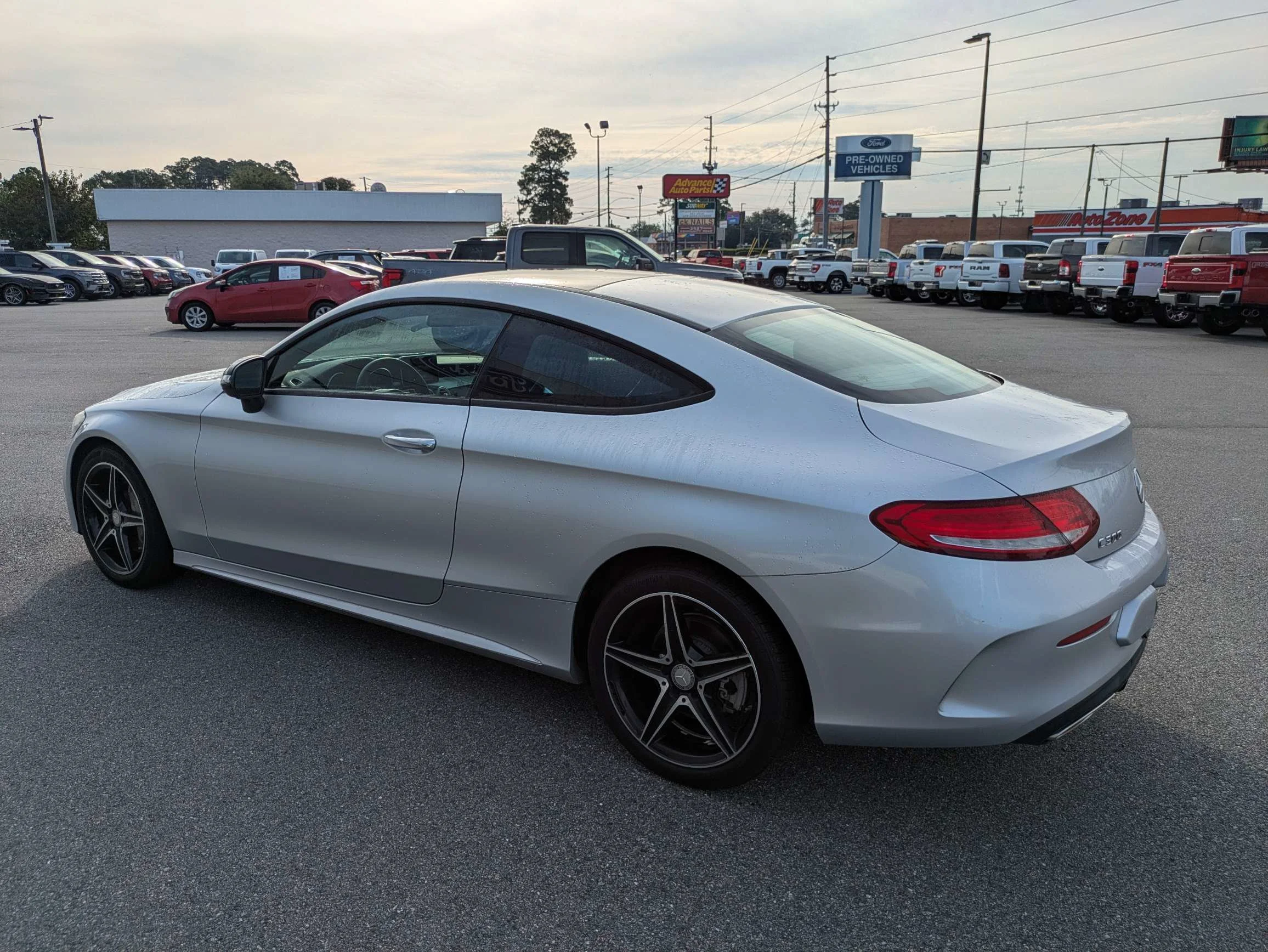Certified Used 2017 Diamond Silver Metallic Mercedes-Benz Coupe w/Panoramic Moonroof, Pre-Collision Assist, Drive Modes, & Bluetooth image 6