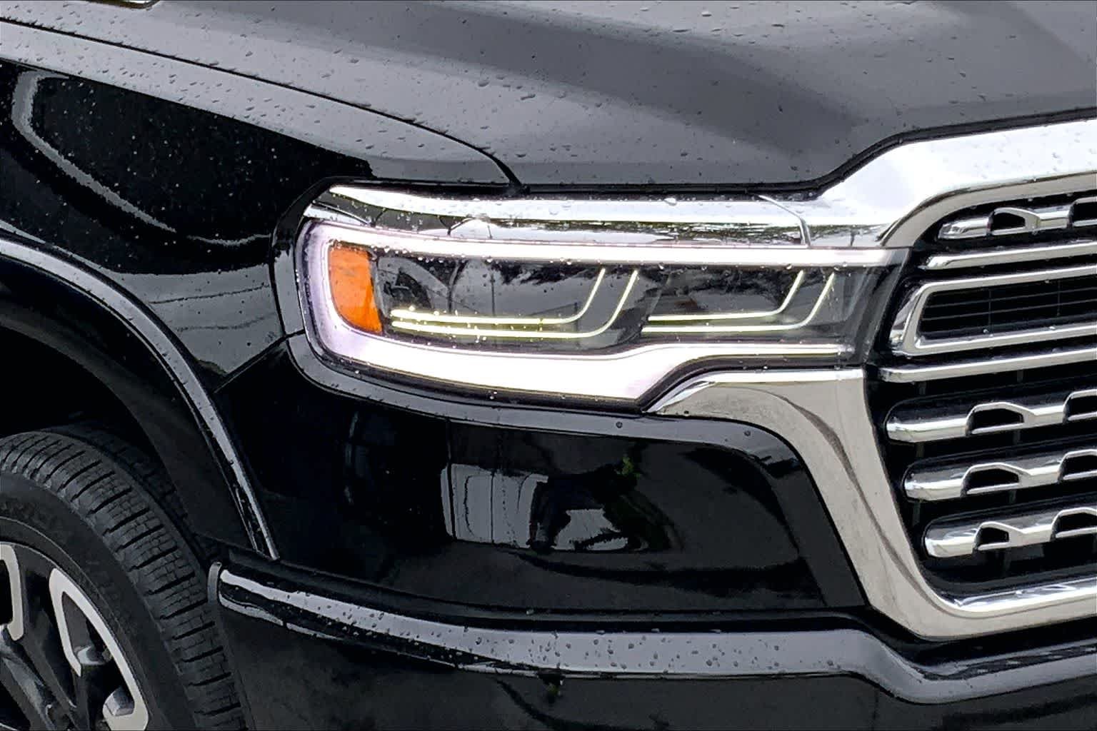 New 2026 Diamond Black Crystal Pearl-Coat Exterior Paint RAM Longhorn image 11