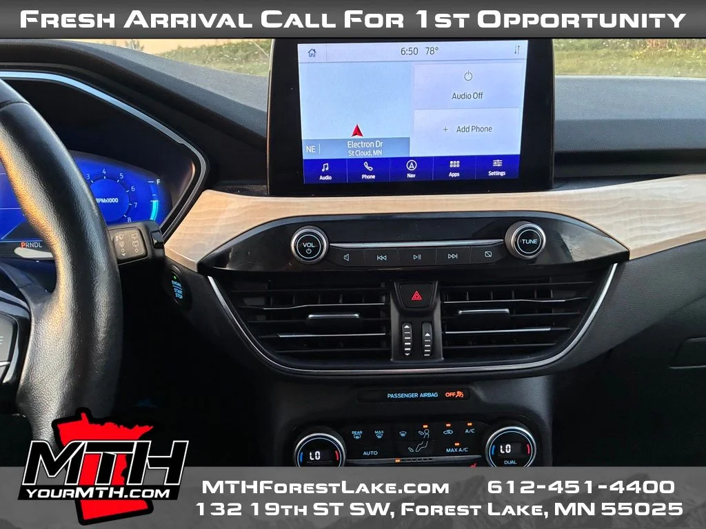 Used 2021 Black Ford Titanium image 12